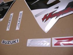 Suzuki Hayabusa 2016 black replacement stickers kit