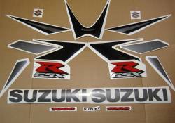 Suzuki 1000 2006 black stickers kit