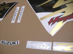 Suzuki Hayabusa 2015 L5 black genuine look stickers