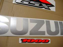 Suzuki 1000 2006 red stickers kit 