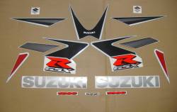 Suzuki GSX-R 1000 K6 red stickers set 