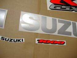 Suzuki GSXR 1000 K6 red full decals kit 