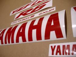 Reflective red logo graphics for yamaha r6 03