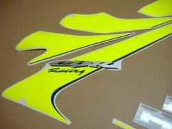 Fluo signal yellow stickers for Honda Fireblade sc57