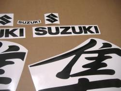 Suzuki Hayabusa 1st gen. black color sticker kit