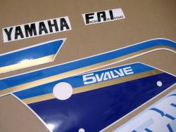 Stickers (genuine look) for Yamaha FZR 1000 2LA 1988