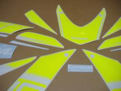 Fluorescent yellow stickers for Kawasaki ZX10R 2016