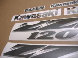 Kawasaki ZZR 1200 2002 blue model version decals set