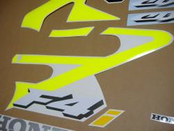 Neon yellow stickers for Honda CBR 600 F4i
