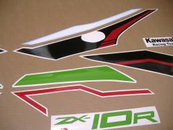 Kawasaki ZX10R Ninja 2021 full replacement decal set