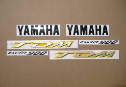 Stickers for Yamaha TDM 900 2002 yellow model