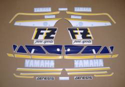 Yamaha FZ750 1988 2mg full restoration sticker set