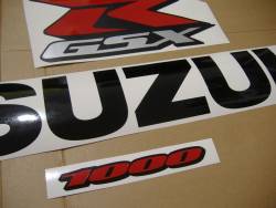 Suzuki GSX-R 1000 K6 black logo graphics
