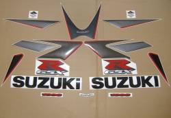 Suzuki GSX-R 1000 K6 black stickers set