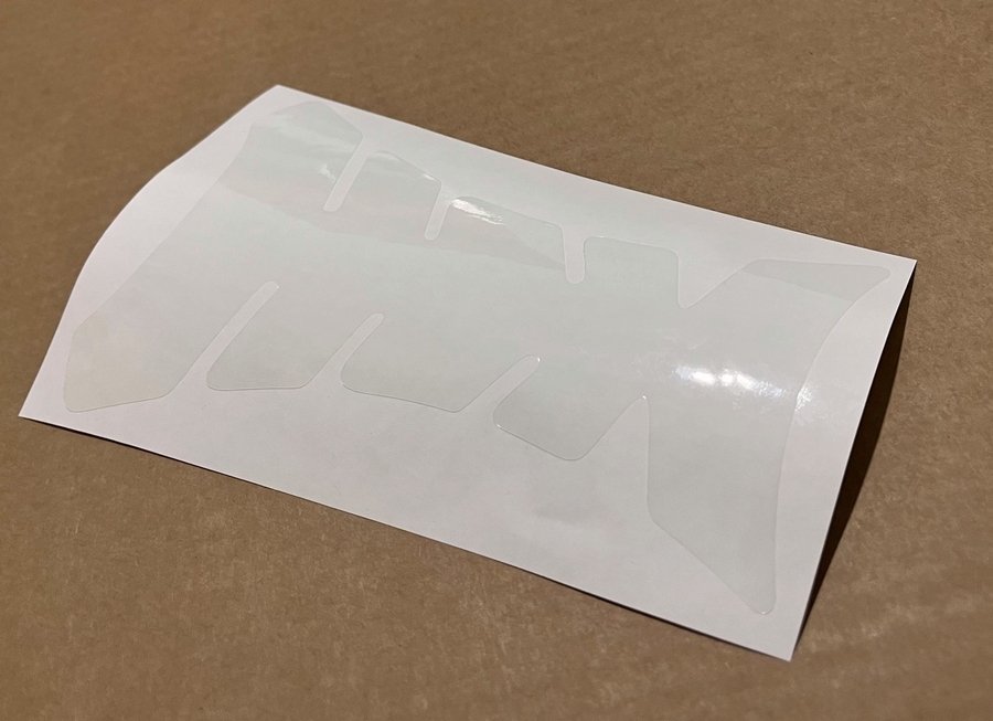 Transparent PPF gas tank protector pad