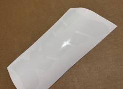 Yamaha gas tank protection pad - fully transparent