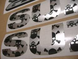 Stickers (skull pattern) for Suzuki GSX-R 1000