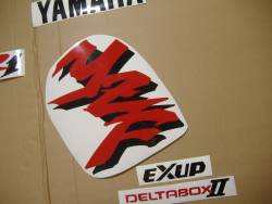 Yamaha YZF R1 1998 RN01 white stickers kit