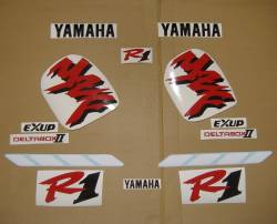 Yamaha YZF R1 1998 RN01 white decals