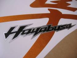 Orange graphics for Suzuki Hayabusa k8 2nd gen.