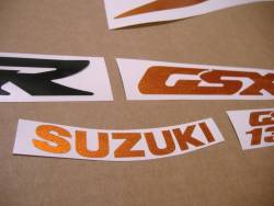 Orange kanji decals for Suzuki Hayabusa 1340 k8