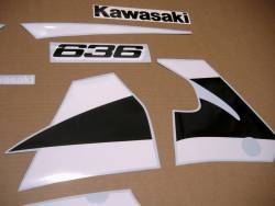 Kawasaki 636 ninja ZX6R 2002 grey reproduction graphics