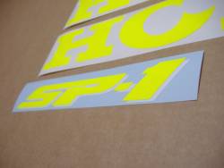 Honda VTR 1000 SP-1 neon yellow logo graphics kit