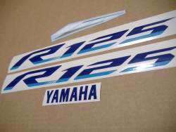 Decals (blue OEM pattern) for Yamaha R125 2022