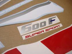 Honda CBR 600f F2 1992 full pattern sticker kit