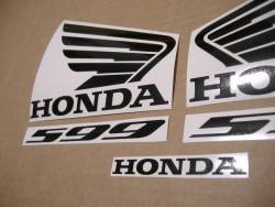 Honda 599 Hornet 2004 reproduction sticker set