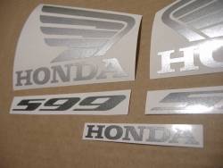 Honda 599 Hornet 2006 pattern decals kit