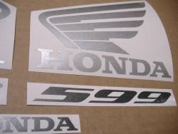 Honda 599 Hornet 2006 reproduction sticker kit