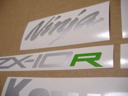 Stickers (OEM style) for Kawasaki zx10r 2021 black