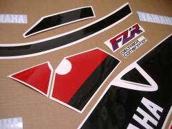 Stickers for Yamaha FZR 1000 1992 3le white model