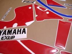 Yamaha FZR1000 3le 1991 white/red model decals