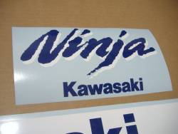 Stickers (green pattern) for Kawasaki zx7 ninja h1