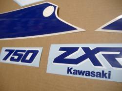 Kawasaki zxr 750 1989 h1 replacement decals