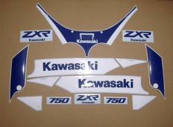 Kawasaki zxr 750 1990 h2 genuine pattern graphics
