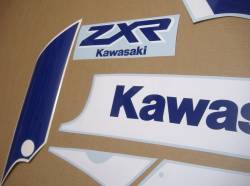 Kawasaki zxr 750 1990 h2 complete decals kit