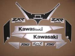 Kawasaki zxr 750 1990 h2 genuine pattern decals