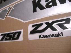 Kawasaki zxr750 1990 h2 genuine pattern decals