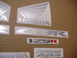 Honda CBR 125 R 2012 complete stickers kit