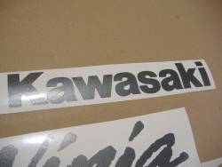 Kawasaki ZX-6R 2006 Ninja black stickers set