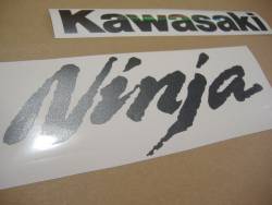 Kawasaki ZX-6R 2006 black labels graphics