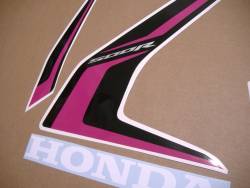 Honda CBR 500R 2021 custom hot pink sticker kit