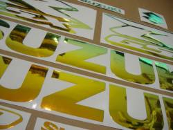 Neo chrome color changing graphics for Suzuki gsxr 600