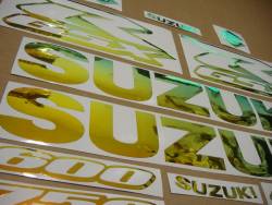 Neo chrome color changing decals for Suzuki gsxr 1000