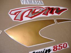 Yamaha TDM 850 4tx 1997 complete stickers set