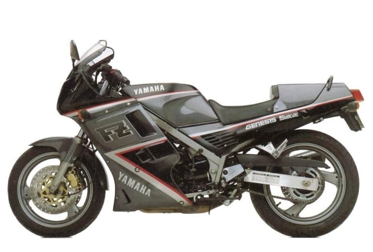 Yamaha FZ 750 3kt 1991 black model replica graphics