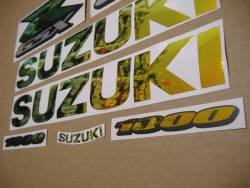 Color changing logo emblems for Suzuki GSXR 1000